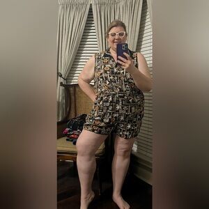 Disney Moana Romper from Torrid fits like a 20/22